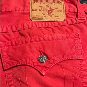 True Religion Men’s Ricky fit Red Size 36x30